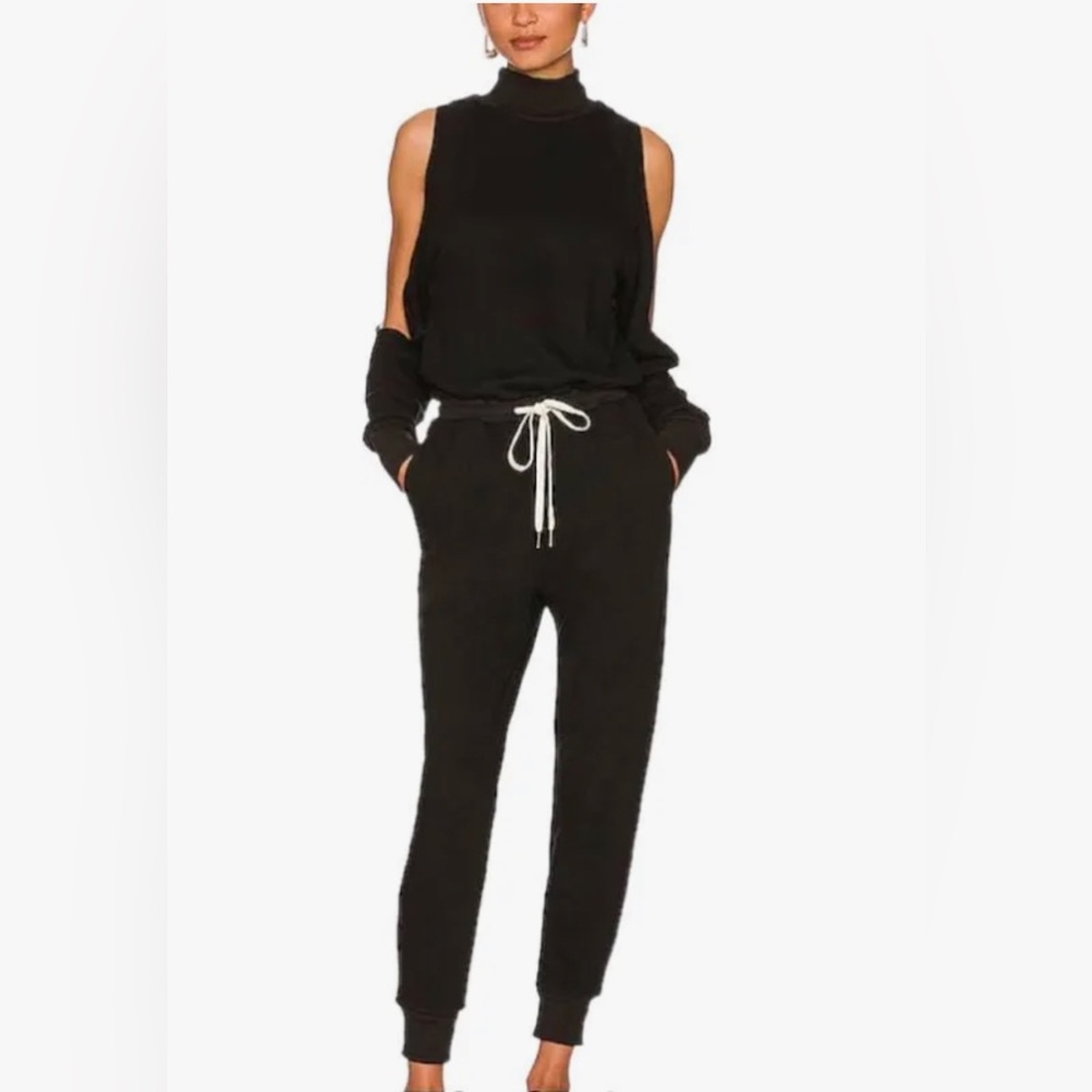 NWT n:Philanthropy Danilo Long Cut Out Sleeve Black Jumpsuit M
